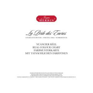 Farbkarte Perle des encres (A5)