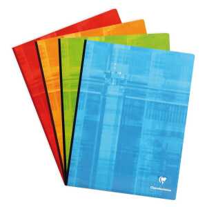 Kladde A4 24x32 96Bl frz. Lin sort