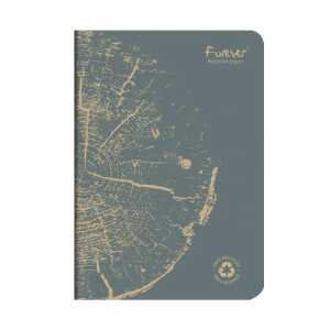 FOREVER Heft A5 90G 48Bl lin grau