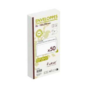 Umschl 110x220 DL FOR 80g ws Pck 50