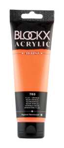 ACRYL Fluo Orangefarbene Tube 120ml