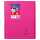 Koverbook A4+ liniert+R 80Bl pink