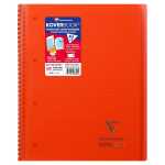 Koverbook A4+ liniert+R 80Bl rot