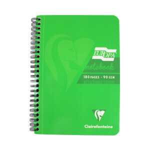 EUROPA GLOSSNOTEBOOK A5 90Bl L+Rgn