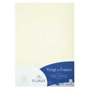 Papier 50 Bl A4 Verge 100g weiss
