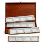 Mahagoni-Aquarellkasten 16 R-Näpfen