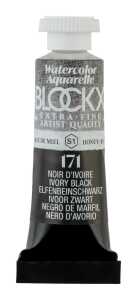 Aq. Elfenbeinschwarz - 5ml Tube