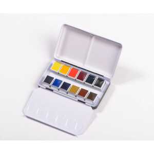 Aquarell Metalbox + 12 1/2 Napfen
