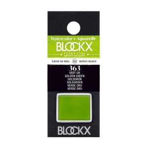 Aquarell Goldgrün - 1/2 Napf