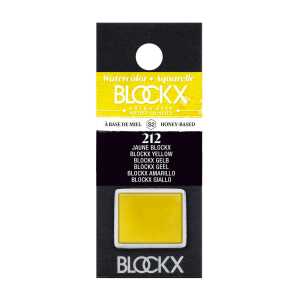 Aquarell Blockx Gelb - 1/2 Napf