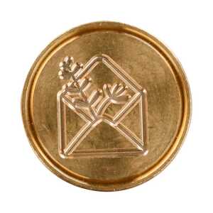 Siegel Messing Umschlag ø24mm