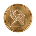 Siegel Messing Umschlag ø24mm