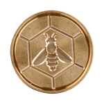 Siegel Messing Biene ø24mm