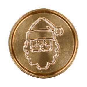 Pastille Weihnachtsmann Brosche