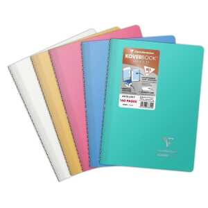 Koverbook Silver A4 80 Bl lint st