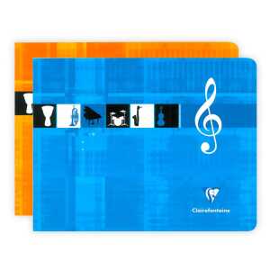 Notenhefte DIN A5 quer 24Bl sort