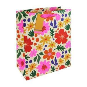 Blumen Tasche L 26,5x14x33 cm