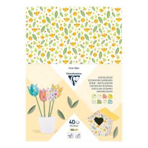 Dekorkarton 40Bl 25x35 160g Frühlin