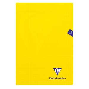 Mimesys Heft A4 48Bl FLin PP gelb