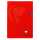 Mimesys Notizheft A4 24Bl FLin rot