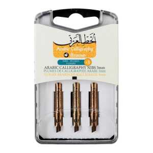 5 Federn arabische Kalligrafie 3mm
