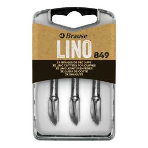 x3 Linolschneider für Kurven n°849