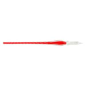 JH Gedrehte Glasfeder rot 18 cm
