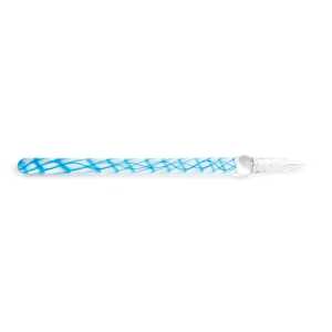 Glasfeder gerade 17cm felsenblau