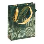 Premium Tasche M Geo gd/gn 17x22