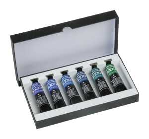 Öl 6x20ml - Kobalt Farbtöne Set