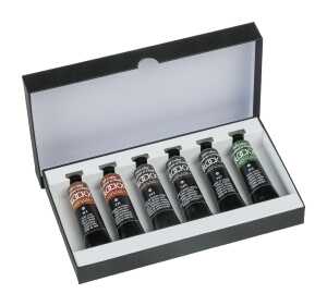 Öl 6x20ml - Erd-Farbtöne Set