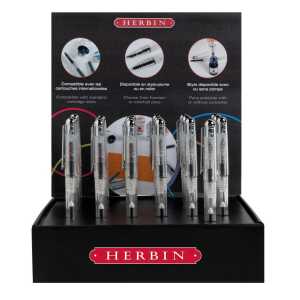 Display Karton leer Feder mit Pumpe