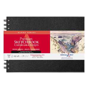 Alpha SpBuch 50Bl 25,4x17,8 150g ws