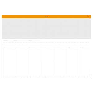 Rhodia Schreibunterlage Woche A2