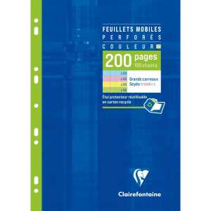 Ringbucheinl A4 100 Bl F.-Lin. 4 F