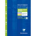 Ringbucheinl A4 100 Bl F.-Lin. 4 F