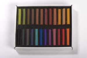Etui 24 Pastelle - Dunkel