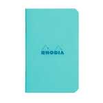 Rhodia  7,5x12 Azurblau Kar 80 Bl
