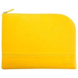 Rhodia Etui Zip KLeder 21x28 narzis