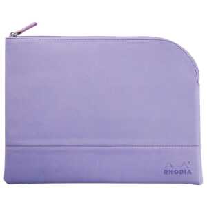 Rhodia Etui Zip KLeder 21x28 flied