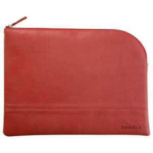 Rhodia Etui Zip KLeder 21x28 orart