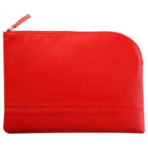 Rhodia Etui Zip KLeder 16x22 mohnrt