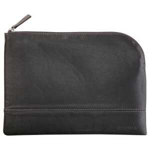 Rhodia Etui Zip KLeder 16x22 titan