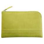 Rhodia Etui Zip KLeder 11x17 anis