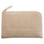Rhodia Etui Zip KLeder 11x17 beige