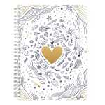 Adolie Spiralheft A5 74Bl lin st