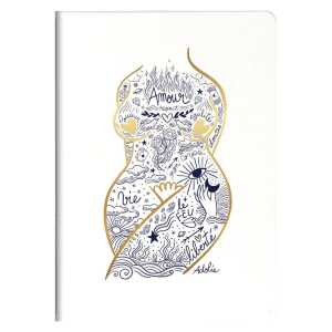 Adolie NH Faden A5 32Bl lin sort