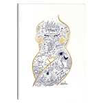 Adolie NH Faden A5 32Bl lin sort