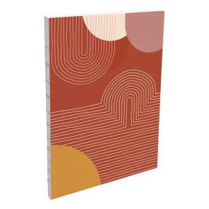 Terrakotta Notizbuch A6 144S lin st