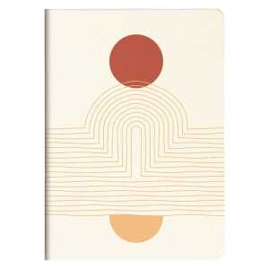 Terrakotta Notizbuch A5 64S lin st